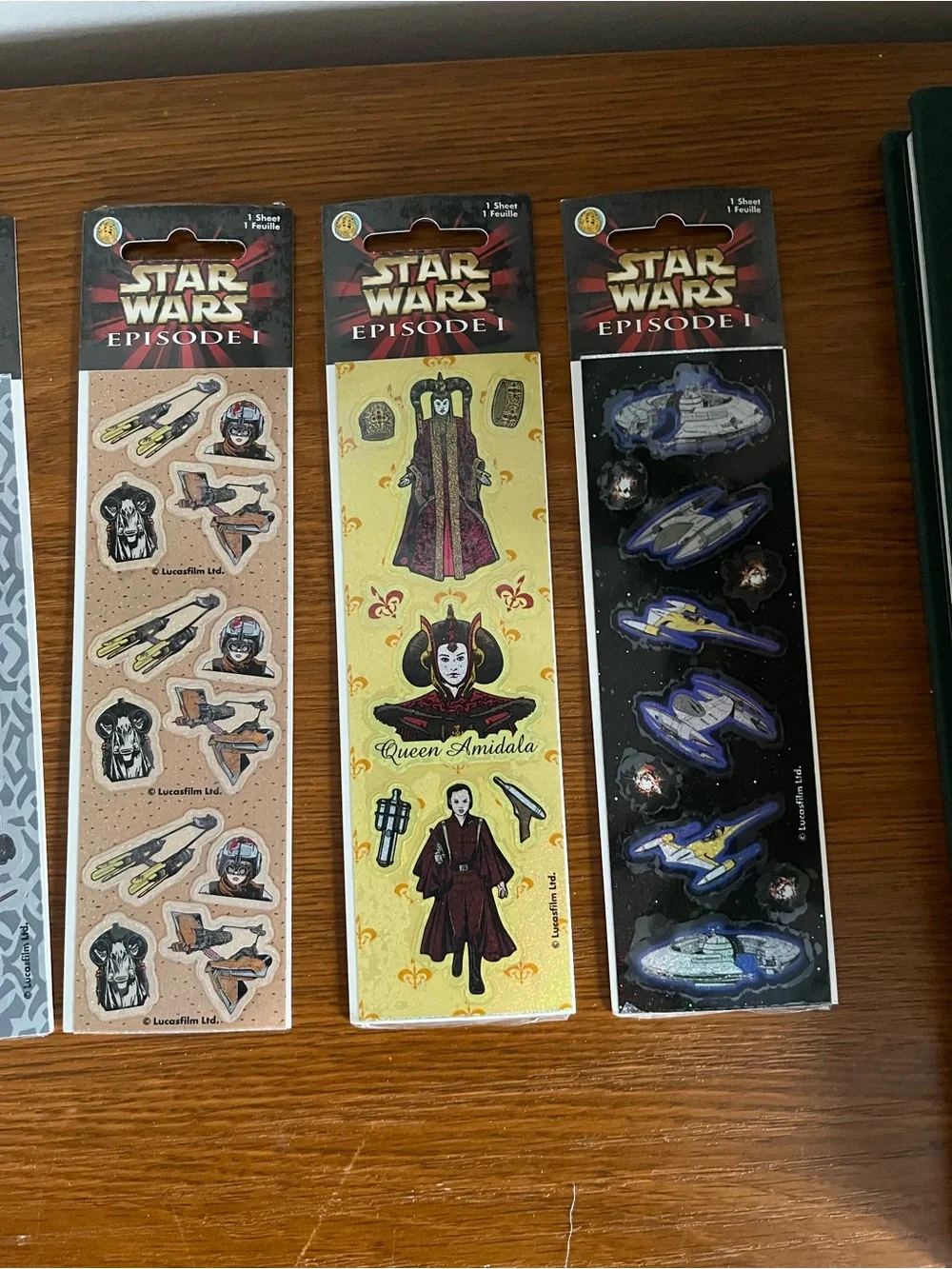 Lot of Sandylion Prismatic Vintage Star Wars Episode 1 Stickers
